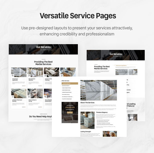 Unita - Marble & Tiles WordPress Theme