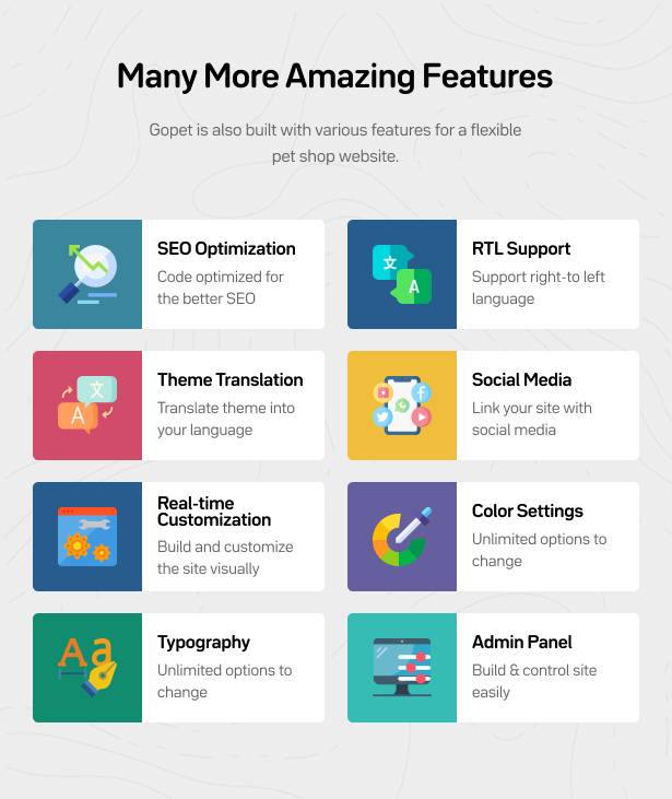 Gopet 15 Gopet - Pet Food WooCommerce WordPress Theme - Many More Amazing Features