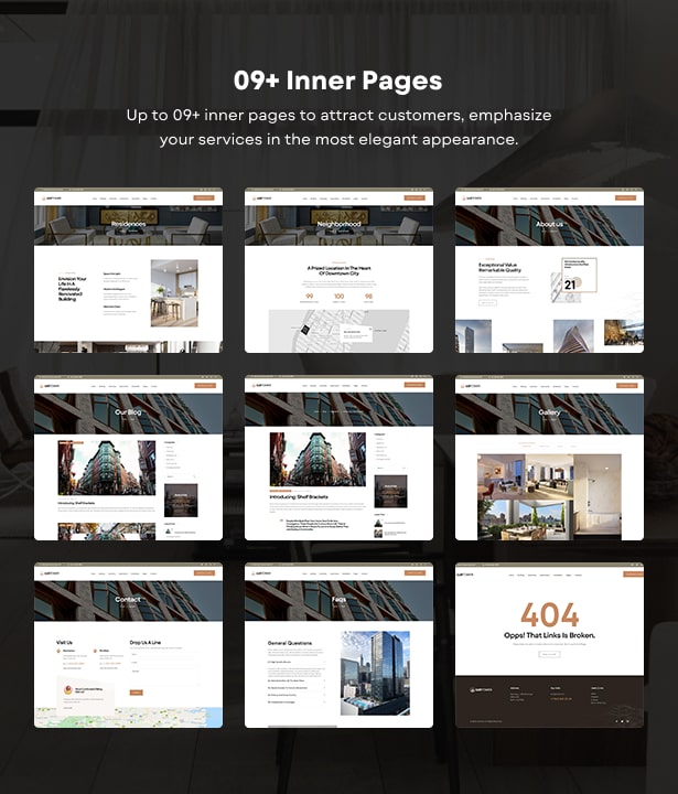 Luxtower single real estate wordpress inner pages
