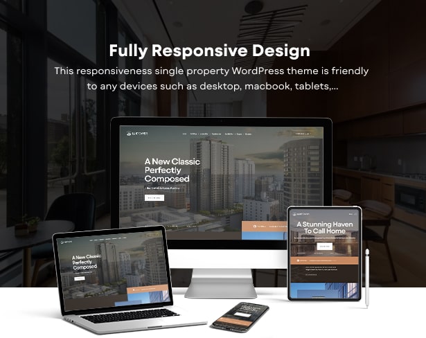 Luxtower single real estate wordpress theme mobile friendly
