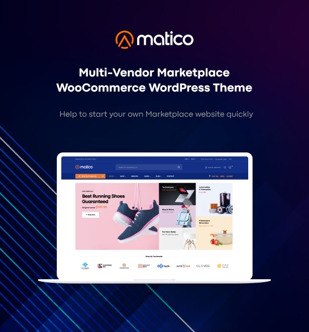 Matico - Multi Vendor Marketplace WordPress Theme