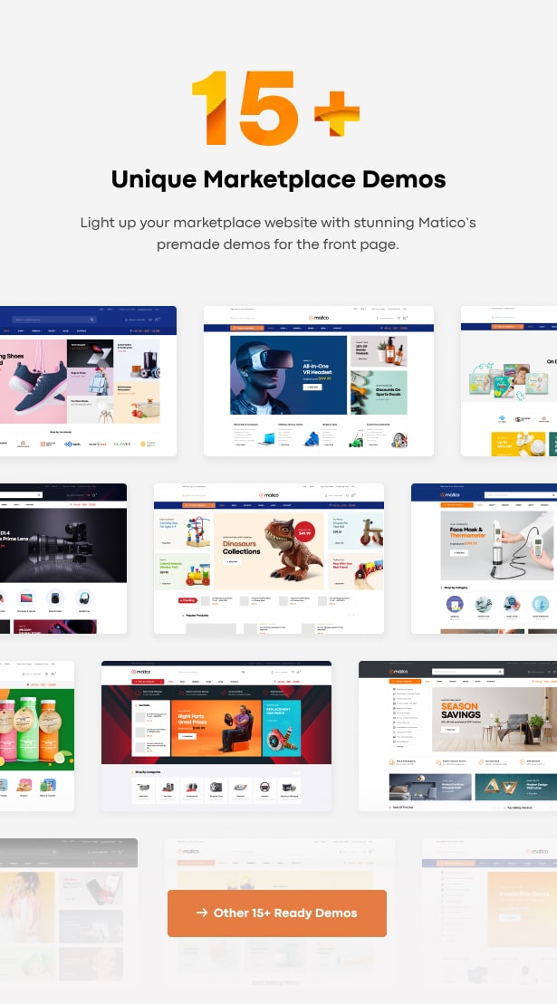 Matico - Multi Vendor Marketplace WordPress Theme