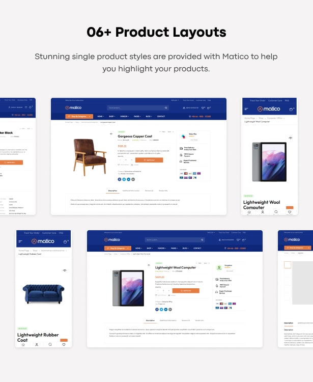 Matico - Multi Vendor Marketplace WordPress Theme