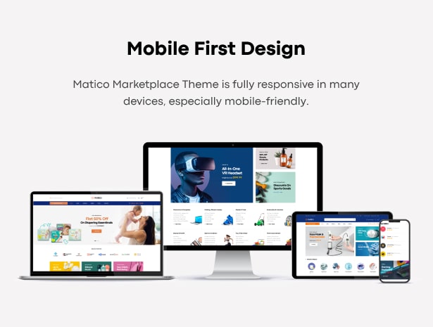 Matico - Multi Vendor Marketplace WordPress Theme