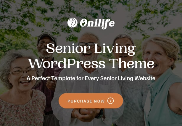 Onilife - Senior Living WordPress Theme