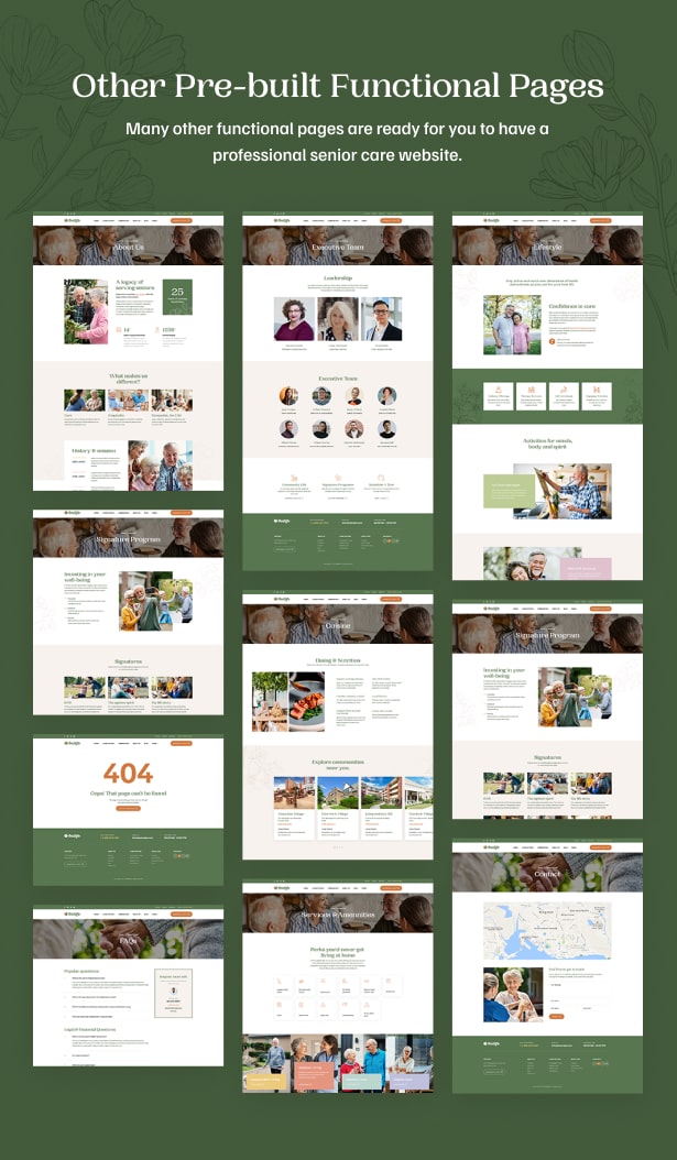 Onilife - Senior Living WordPress Theme