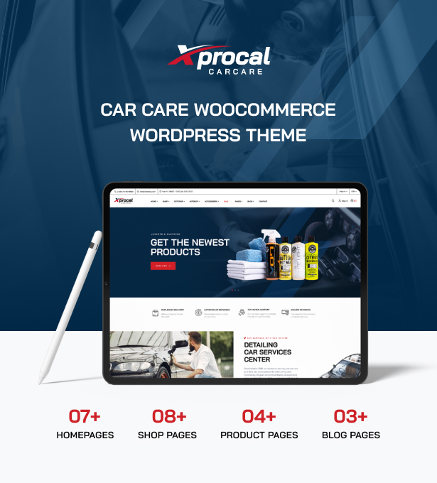 Xprocal - Car Care WooCommerce Theme
