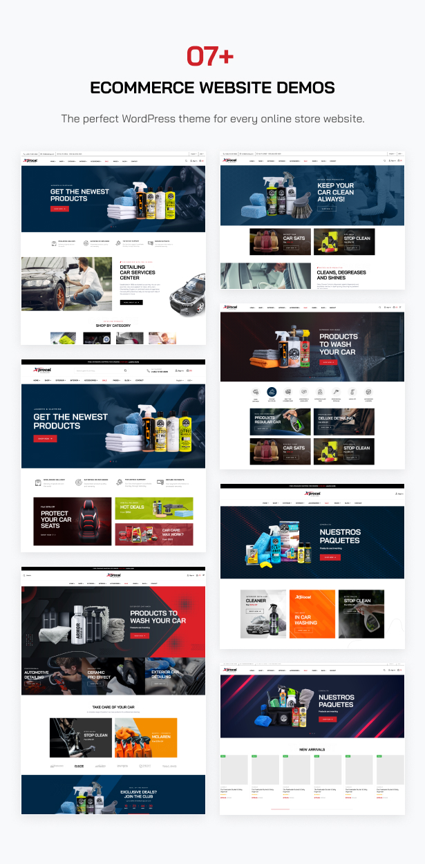 Xprocal - Car Care WooCommerce Theme
