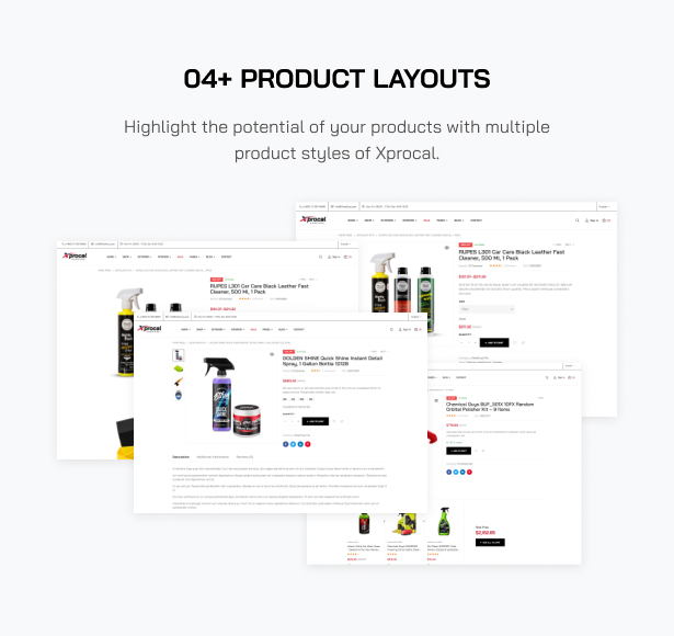 Xprocal - Car Care WooCommerce Theme