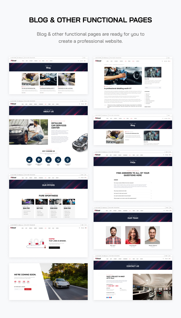 Xprocal - Car Care WooCommerce Theme